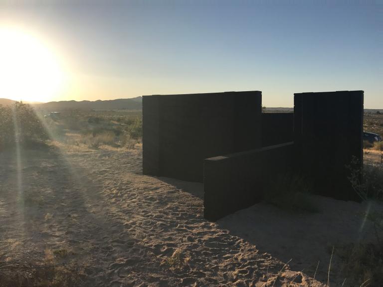 “Planar Pavillions” at A-Z West, Joshua Tree. Photo: Evergreene Studio