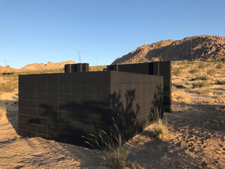 “Planar Pavillions” at A-Z West, Joshua Tree. Photo: Evergreene Studio