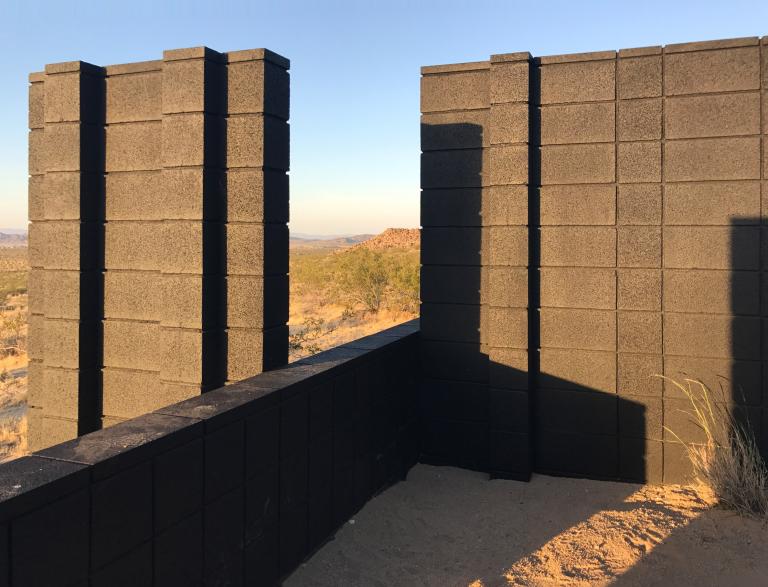 “Planar Pavillions” at A-Z West, Joshua Tree. Photo: Evergreene Studio