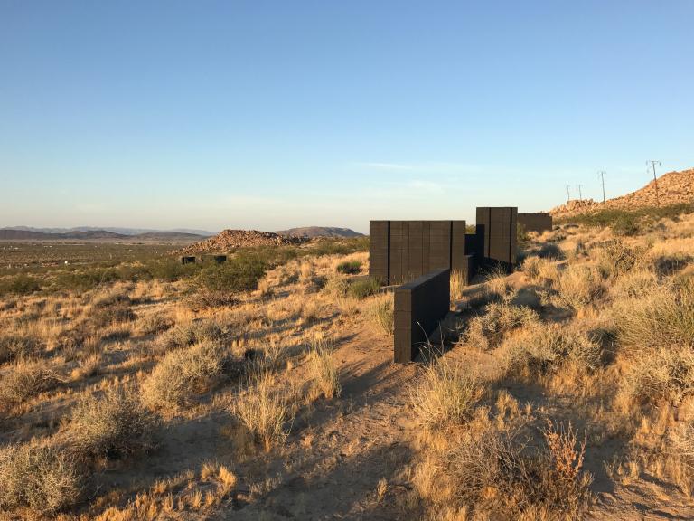 “Planar Pavillions” at A-Z West, Joshua Tree. Photo: Evergreene Studio