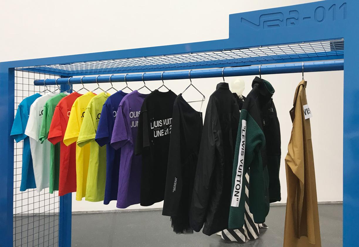 Virgil Abloh at MCA Chicago. Photo: Evergreene Studio
