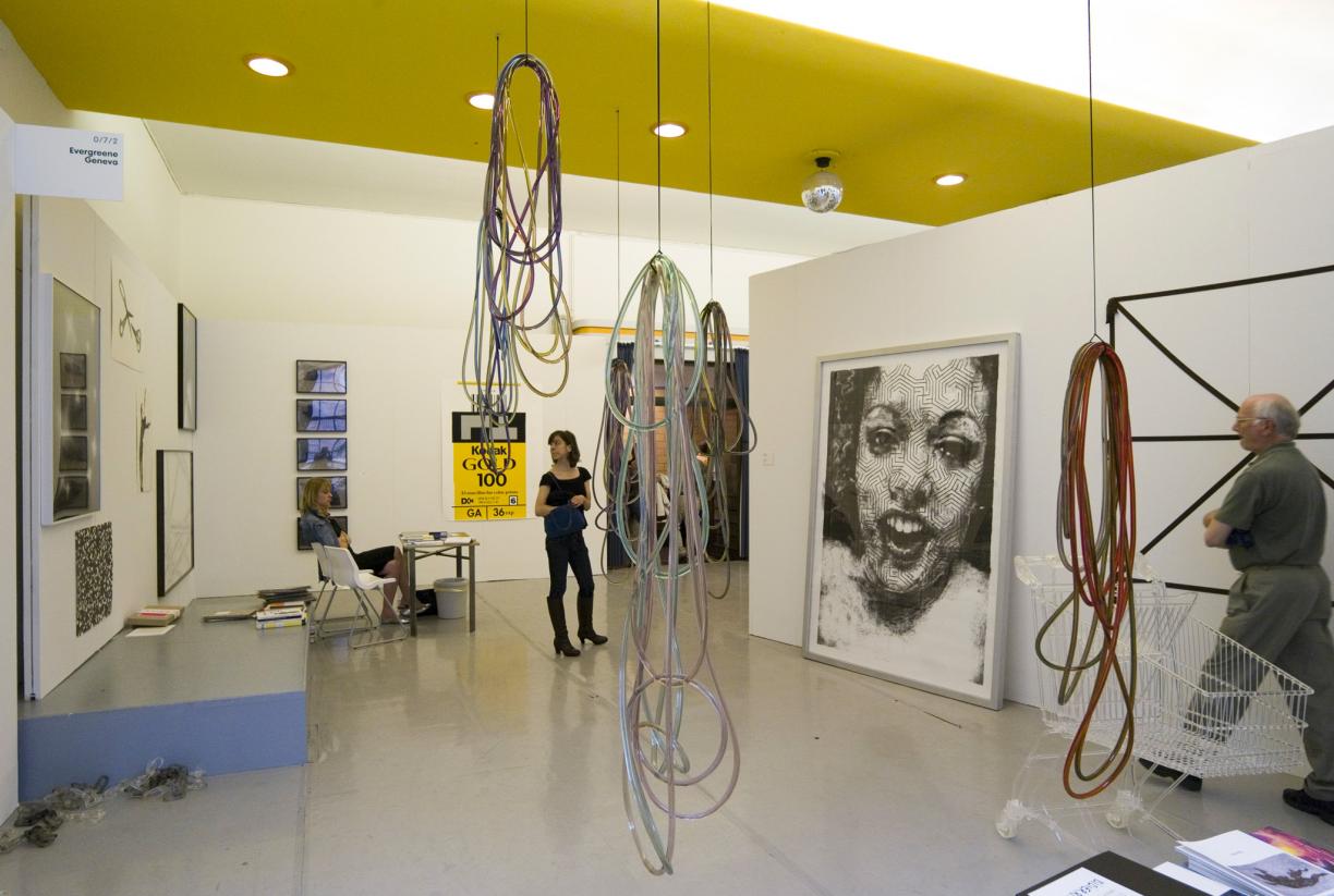 Pierre Vadi (hanging and floor), Didier Rittener and Aloïs Godinat (right wall)